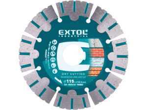 Kotouč diamantový řezný segmentový Long Life Cut, suché řezání, O 115x22,2x1,8mm