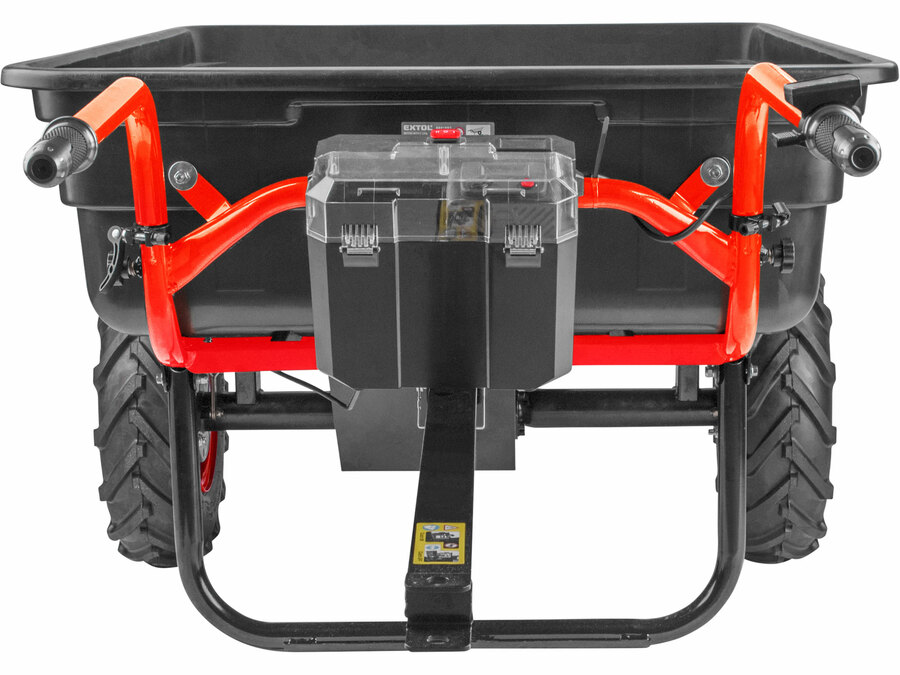 Dvoukolák nákladní s převodovkou aku, 300kg, 300l, 40V Li-ion, 6Ah