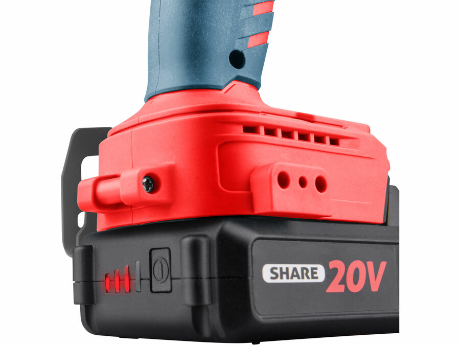 Utahovák rázový 1/4" aku SHARE20V, BRUSHLESS, 2Ah